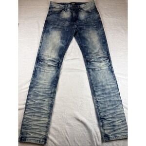 FBRK Faded and‎ Destruct Men's Jeans Size 30 x 32 Mens Shredded Hole Punched